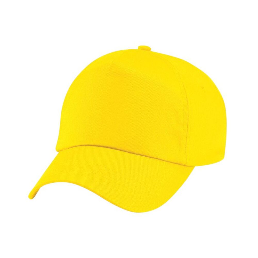 Beechfield Childrens/Kids Original 5 Panel Cap / Yellow